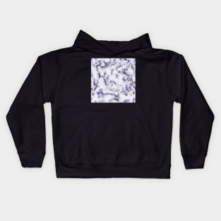 Purple glittery marble Kids Hoodie